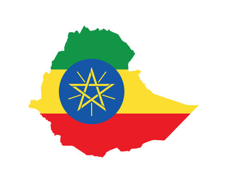 recommend clip art: 
                    Ethiopia Map vector icon. Map of Ethiopia in Flag colors.