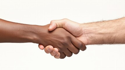 Two hands shaking symbolize unity, cooperation, and mutual respect, representing the power of collaboration across cultures.