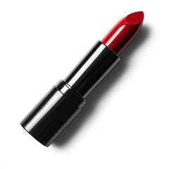 red lipstick isolated on white