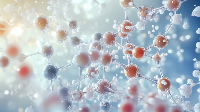Molecular illustration of amines their roles in proteins carbohydrates and lipids
