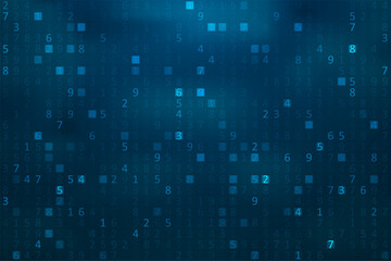 Big data transfer concepts in internet. Abstract virtual stream. Flowing digital code. Storage cloud structure. Graphic concept for your design.