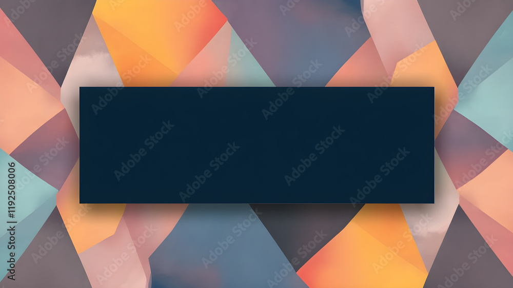Poster abstract web banner design template. banner - design element