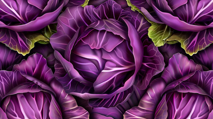 Obraz premium Background with Lots of cabbage close up