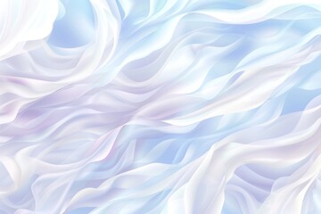 Obraz premium Abstract pastel wavy background with soft blue and white swirls