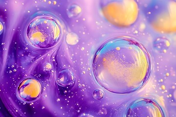 abstract background with bubbles
