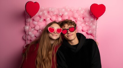 a couple hugging, party and celebration theme
