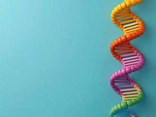 AI diagnostics concept. Deep Genomic Prediction Models Using AI to analyze genetic data and predict hereditary disease risks with high precision