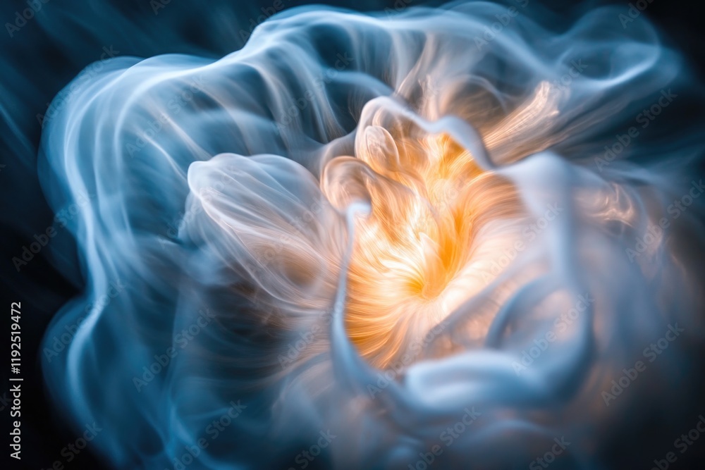 Aufkleber a detailed image of a single flower with a blurred out background