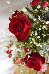 バラとかすみ草