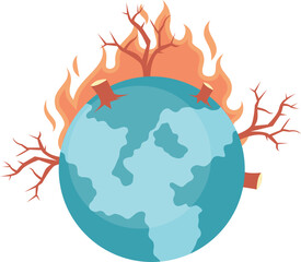 Global Warming Illustration