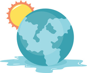 Global Warming Illustration