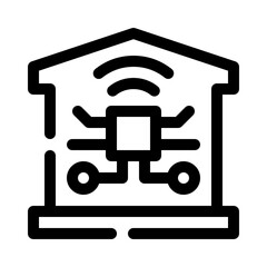 Smart Home Device line icon