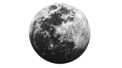 Detailed Moon Surface Lunar Crater Texture Space Exploration Background