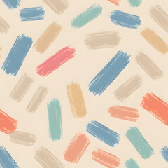 thick strokes with multicolored chalk on light beige paper, isolated and separate object