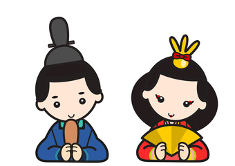 お雛様とお内裏様