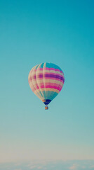 Obraz premium Hot air balloon in the sky