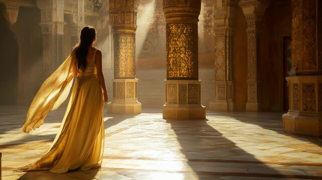 Queen esther a portrait of faith and courage in the royal palace, saving her people from peril