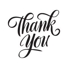thank you typography silhouette vector arts illustration