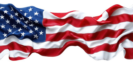 Obraz premium Waving American Flag USA Patriotic Symbol National Pride 4th of July Independence Day
