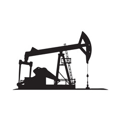 oil pump icon vector illustration on white background