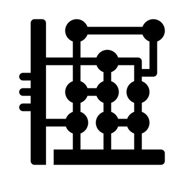 scatter plot glyph icon