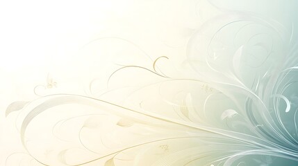 Abstract Floral Design Soft Hues Elegant Background