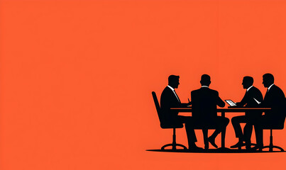 Sales team strategizing in a modern conference room, discussing goals and collaboration, engaging in dynamic conversation and teamwork.