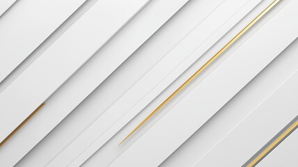 Obraz premium Elegant White and Gold Geometric Design Revealed