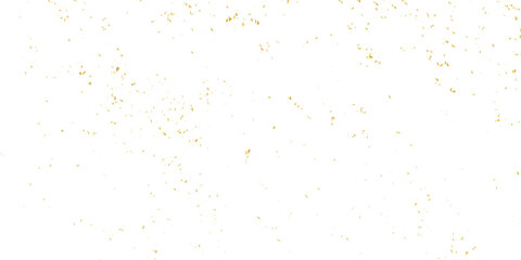 Luxury gold sparkle confetti glitter and zigzag ribbon falling down on transparent background. Vector illustration.	