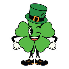 Shamrock St. Patrick's Day T-Shirt Design Colorful Graphic T Shirt