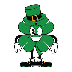 Shamrock St. Patrick's Day T-Shirt Design Colorful Graphic T Shirt