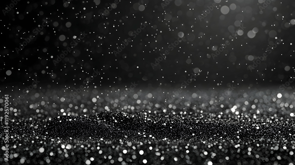 Poster elegant monochrome bokeh, a sophisticated blend of soft focus and depth, creating a serene, timeless