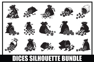 Dice Bag Silhouette Collection