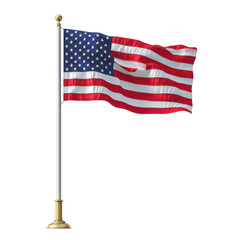 Obraz premium American Flag Patriotism National Symbol US Banner Stars and Stripes Independence Day