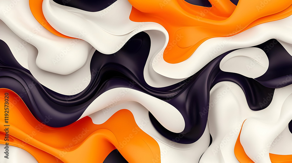 Poster abstract billboard design featuring dynamic patterns and vivid colors, engaging visuals that capture