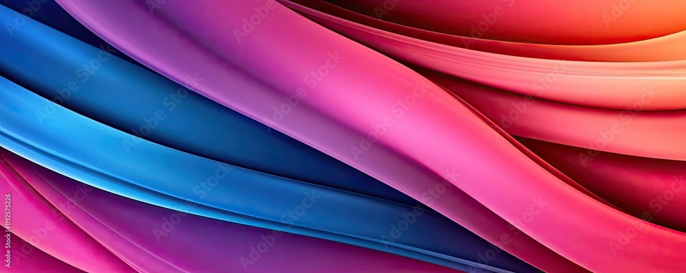 Poster vivid gradient idea. vibrant waves of color in a beautiful abstract background design.