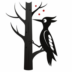 Fototapeta premium bird on a branch