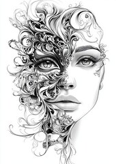 Animal-Human Fusion Coloring Pages