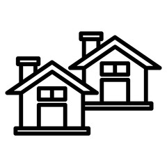 real estate single icon