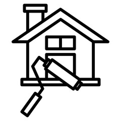 renovation home single icon
