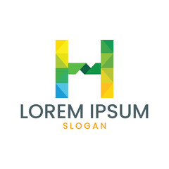 modern and visually engaging logo design featuring a stylized letter 