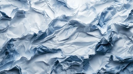 Obraz premium Crumpled paper texture background for creative design and text overlay in a top view perspective