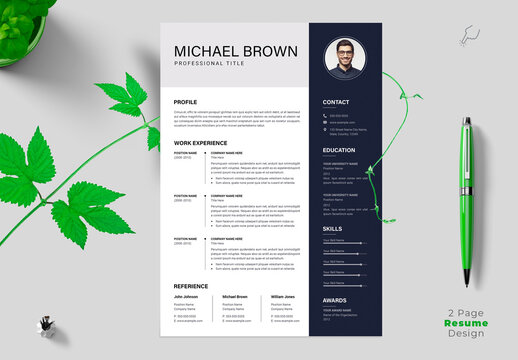 Professional Resume and Cover Letter Layout