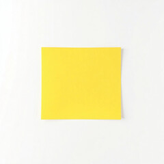 Paper Square Isolated On White Background