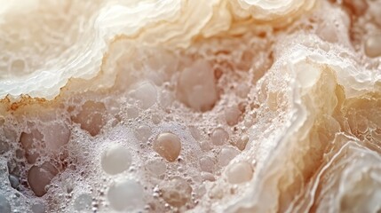 Fototapeta premium Intricate macro textures of natural minerals creating a serene background ideal for romantic holiday themes and elegant design projects
