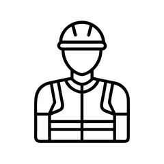 cyclist wearing a reflective vest icon, cyclist wearing a reflective vest vector, 