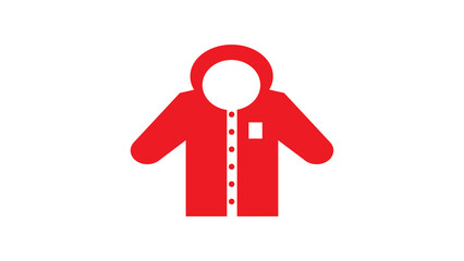 Obraz premium red hoodie icon