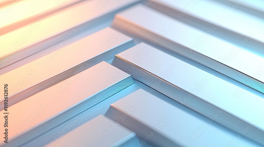 Aufkleber blurred abstract background idea. abstract image showcasing sleek geometric shapes in cool tones and