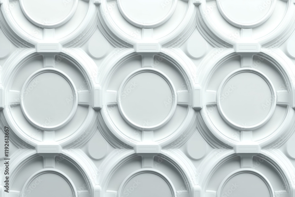 Poster sophisticated classical 3d pattern. ancient ornament. background image. created with generative ai t