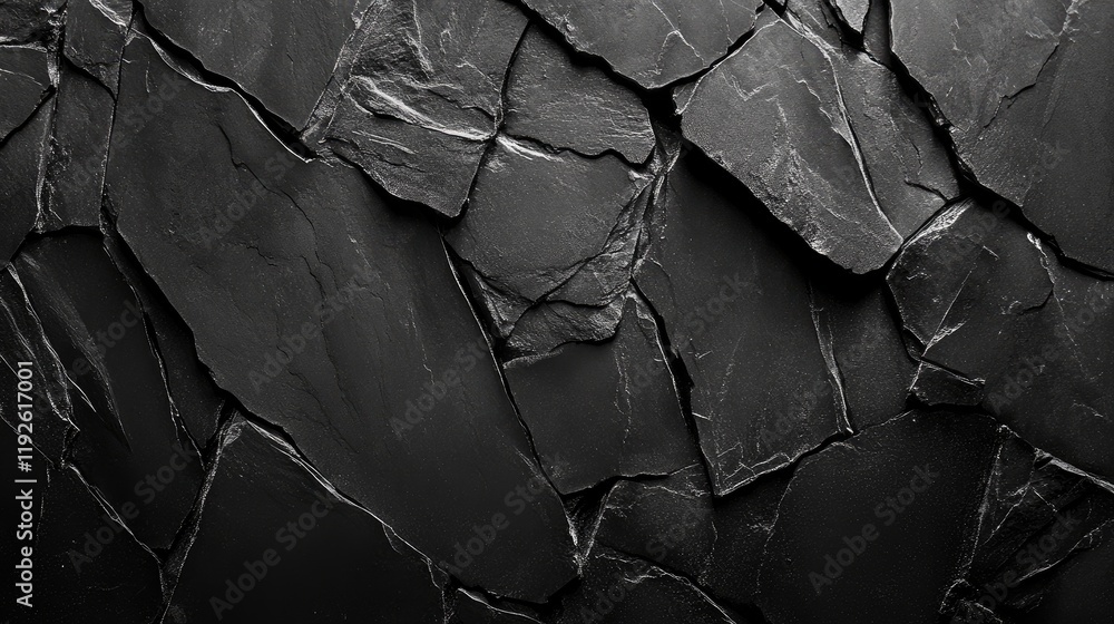 Poster natural stone texture on black blackboard background ideal for textured designs and creative project